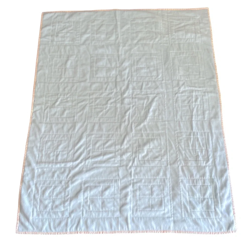 Handmade floral quilt size 47”X 58”